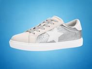 PARTY Women's Fashion Star Sneaker - Silver Met (Image via Amazon)